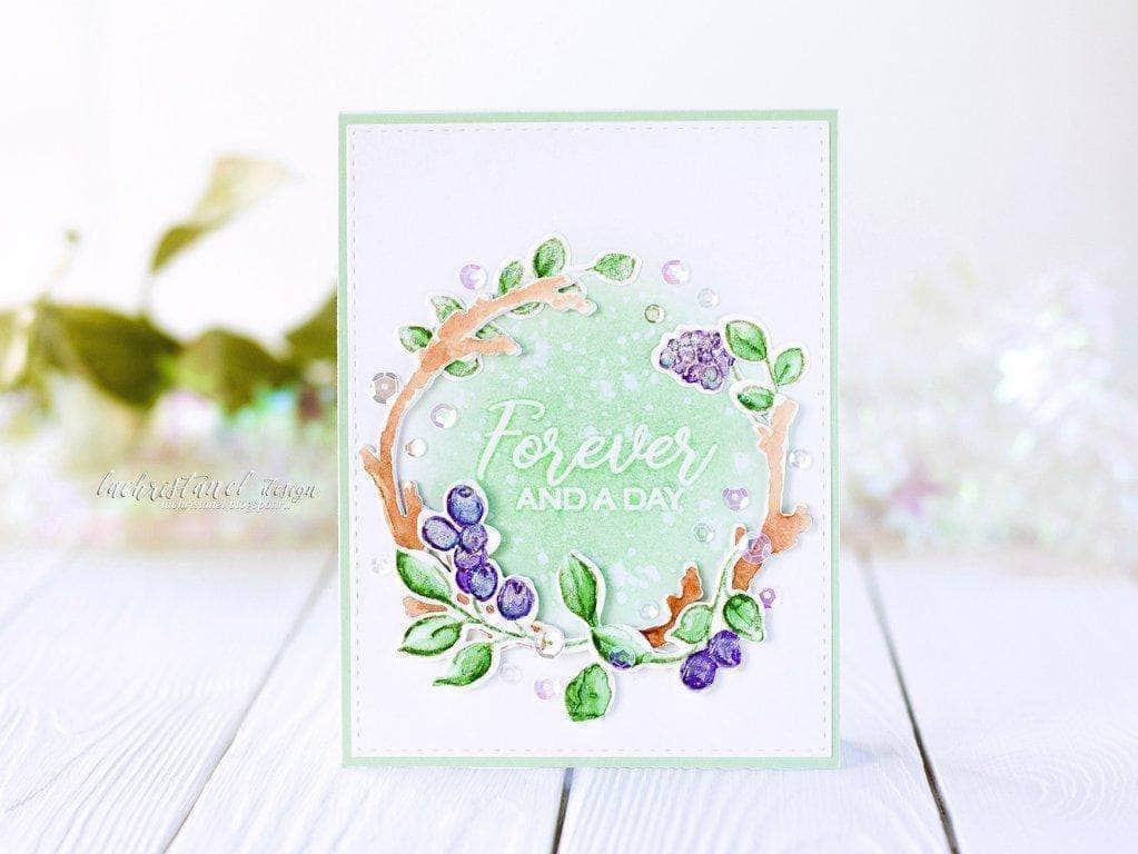 Altenew Forever and a Day Stamp & Die Bundle featuring floral and sentiment designs for crafting and card-making projects.