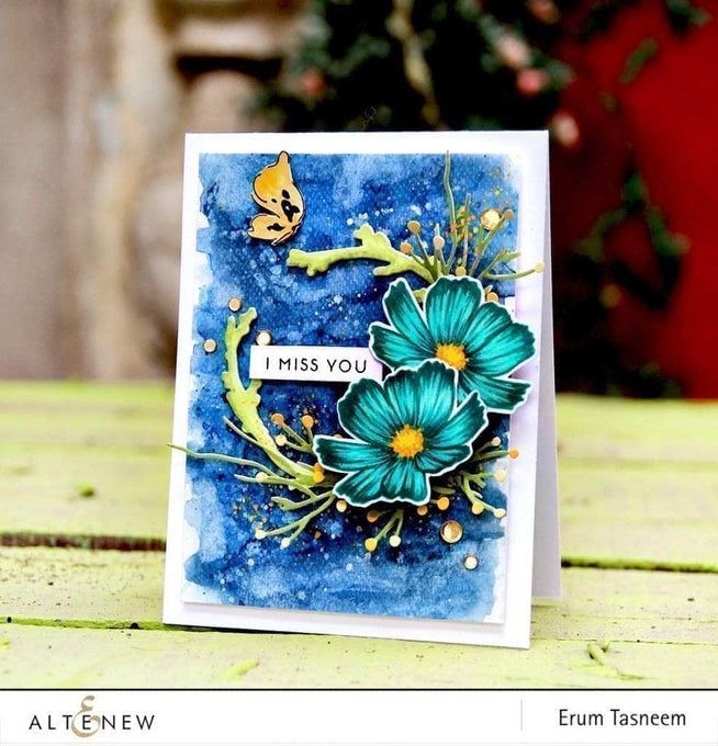 Altenew Forever and a Day Stamp & Die Bundle featuring floral stamps and matching metal dies for card making and craft projects.