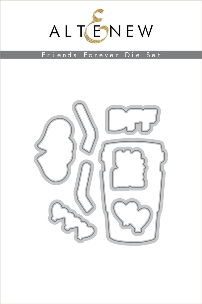 Altenew Stamp & Die Bundle Friends Forever Stamp & Die Bundle