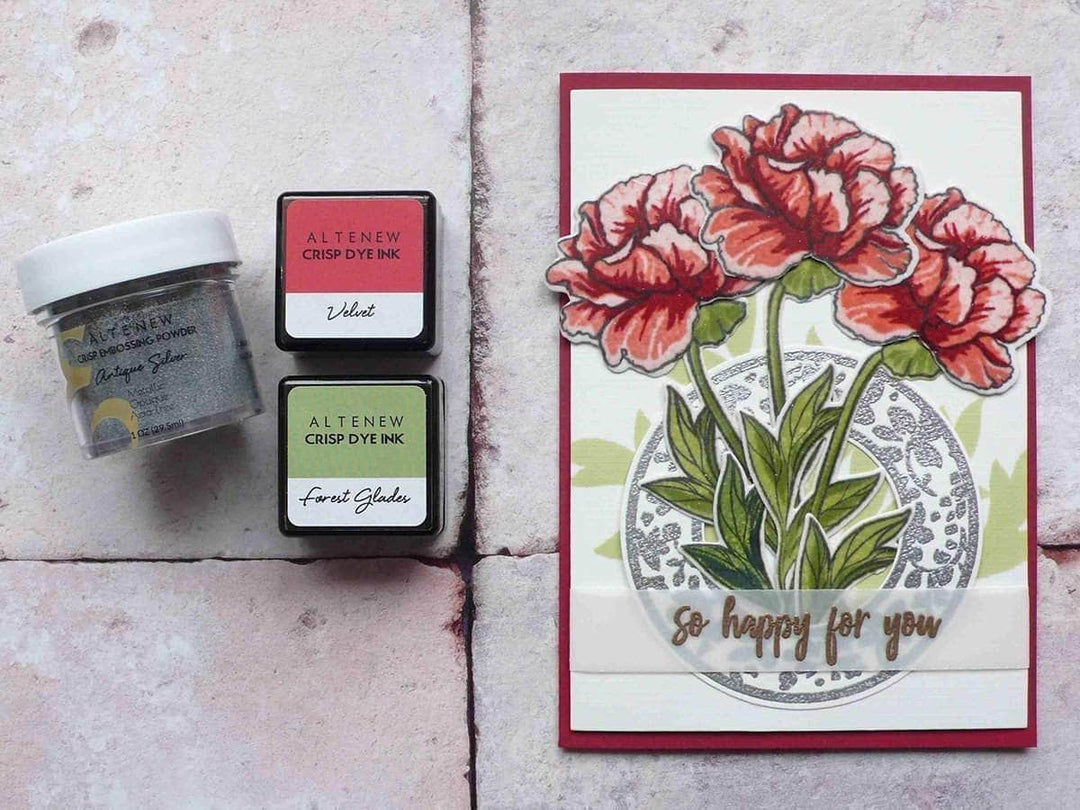 Altenew Stamp & Die Bundle Z - Frilled Petals Stamp & Die Bundle
