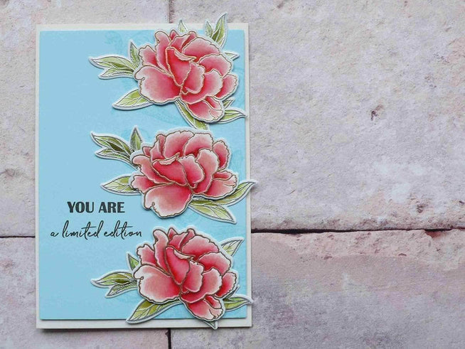 Altenew Stamp & Die Bundle Z - Frilled Petals Stamp & Die Bundle