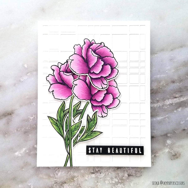 Altenew Stamp & Die Bundle Z - Frilled Petals Stamp & Die Bundle