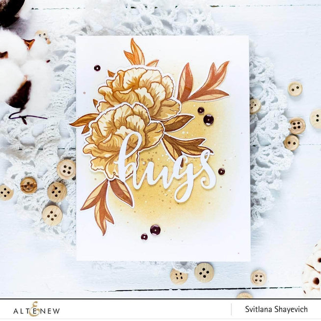 Altenew Stamp & Die Bundle Z - Frilled Petals Stamp & Die Bundle
