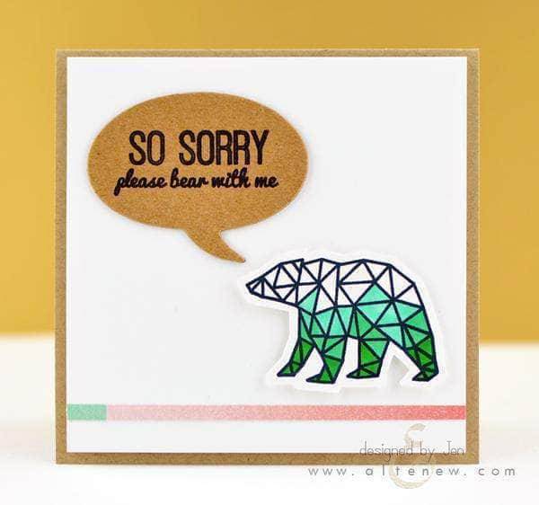 Altenew Stamp & Die Bundle Geometric Menagerie Stamp & Die Bundle