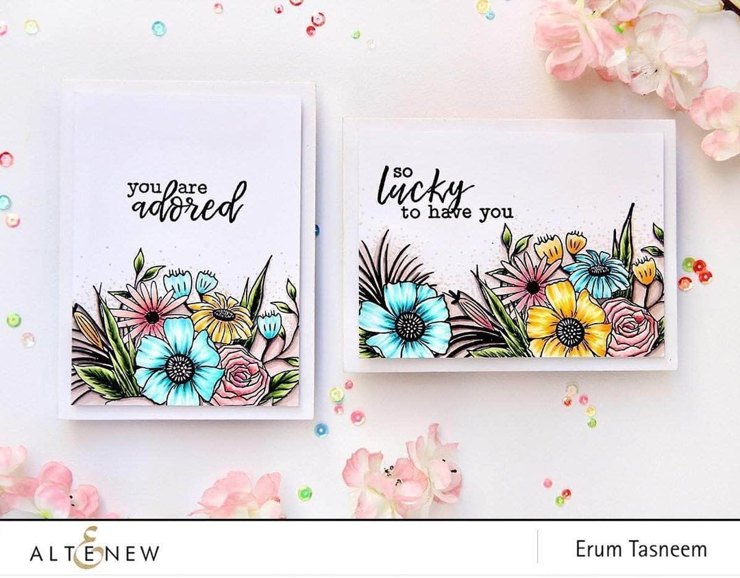 Altenew Stamp & Die Bundle Happy Bloom Stamp & Die Bundle