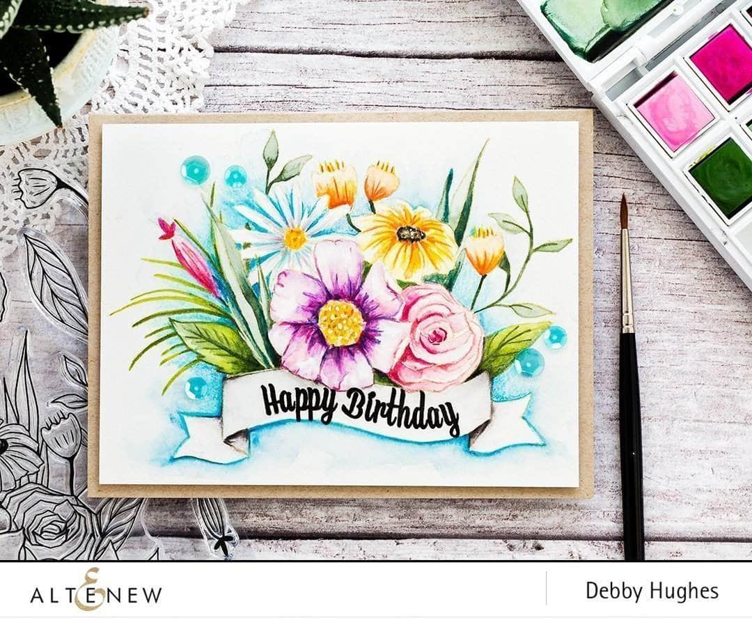 Altenew Stamp & Die Bundle Happy Bloom Stamp & Die Bundle