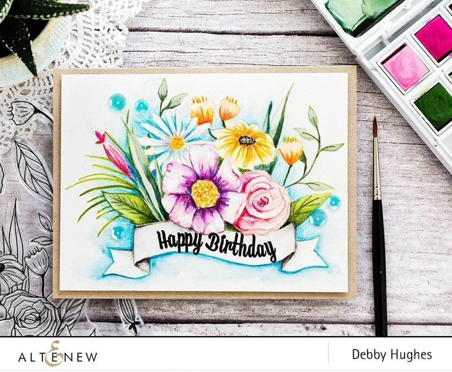Altenew Stamp & Die Bundle Happy Bloom Stamp & Die Bundle