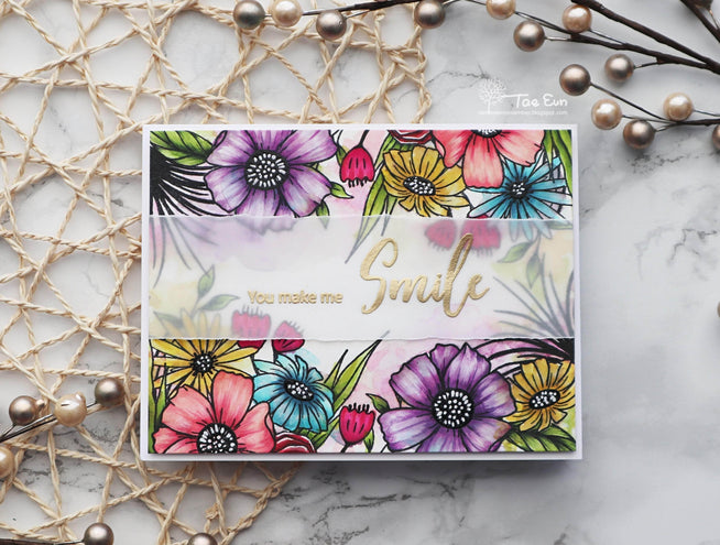 Altenew Stamp & Die Bundle Happy Bloom Stamp & Die Bundle