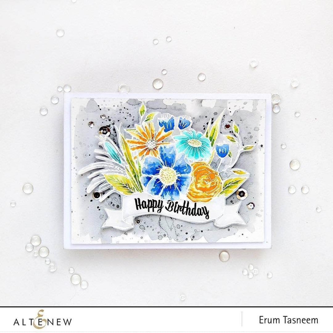 Altenew Stamp & Die Bundle Happy Bloom Stamp & Die Bundle