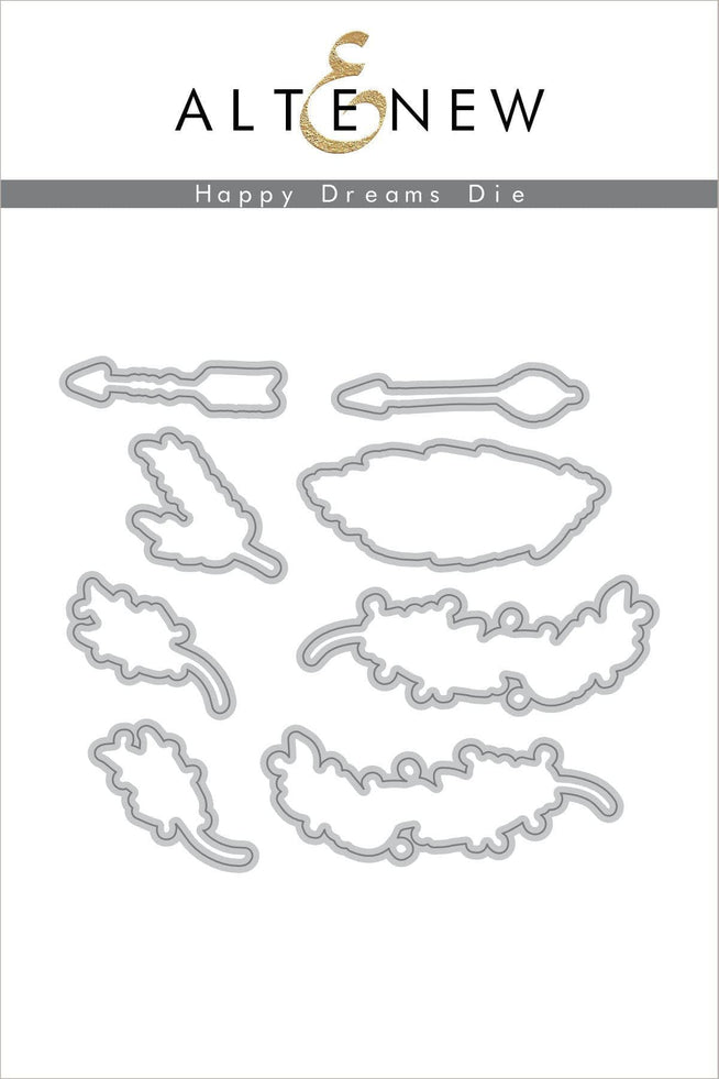 Altenew Stamp & Die Bundle Z - Happy Dreams Stamp & Die Bundle