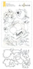 Altenew Happy Pomegranates stamp and die bundle featuring pomegranate illustrations and coordinating cutting dies for crafting.