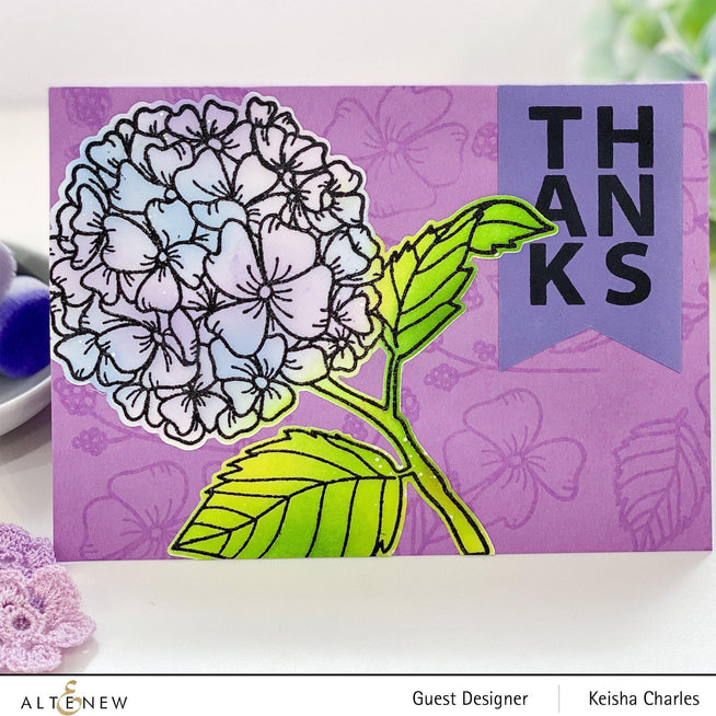 Altenew Stamp & Die Bundle Hello Hydrangea Stamp & Die Bundle