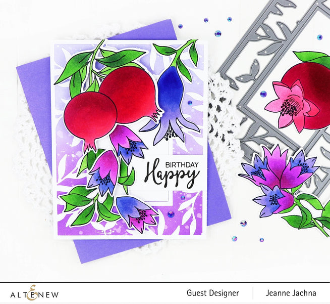 Altenew Stamp & Die Bundle Z - Holiday Friendship Coordinating Stamp & Die Bundle