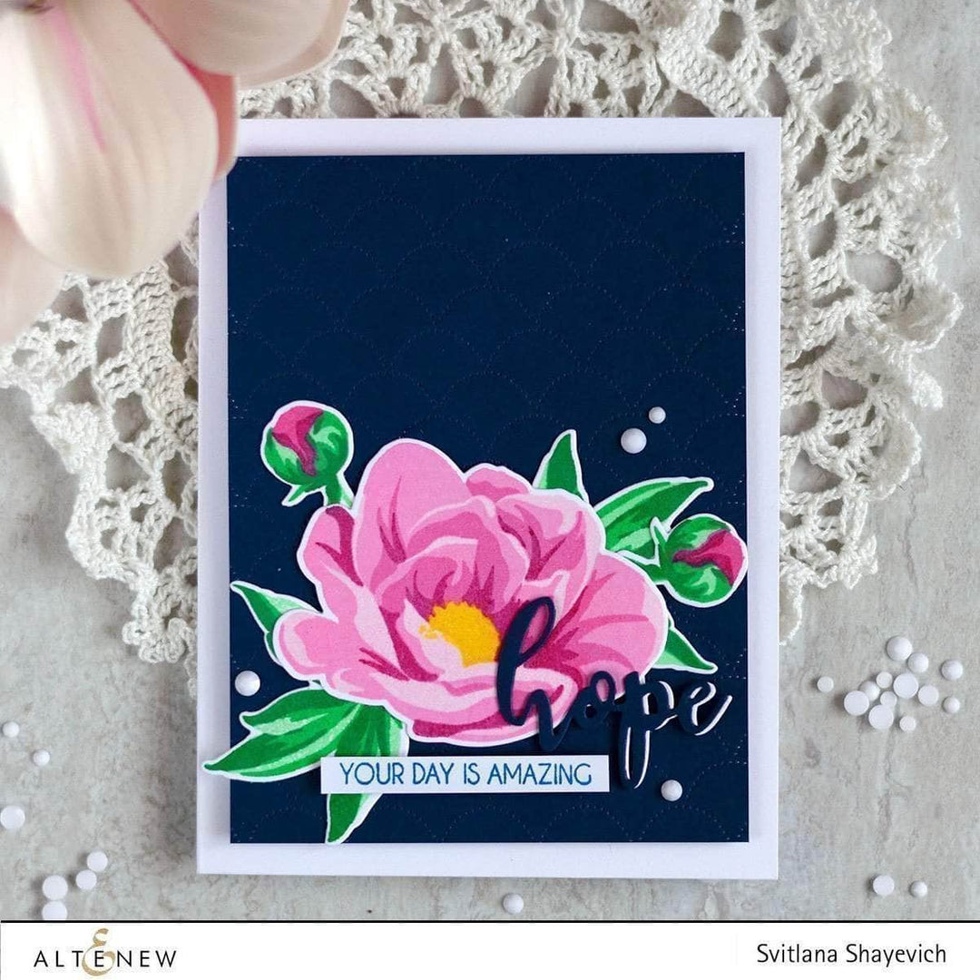 Retired - Hope Stamp & Die Bundle - Altenew