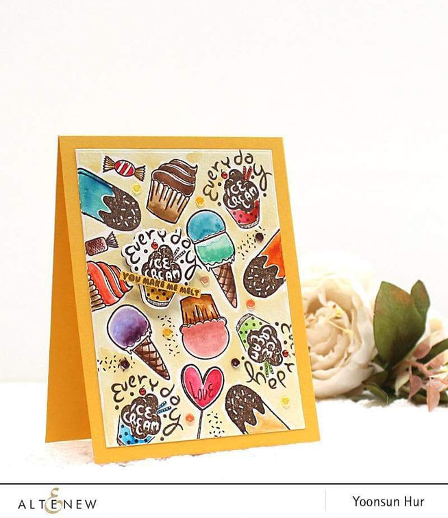 Altenew Stamp & Die Bundle Z - Ice Cream Stamp & Die Bundle
