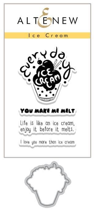 Altenew Stamp & Die Bundle Z - Ice Cream Stamp & Die Bundle