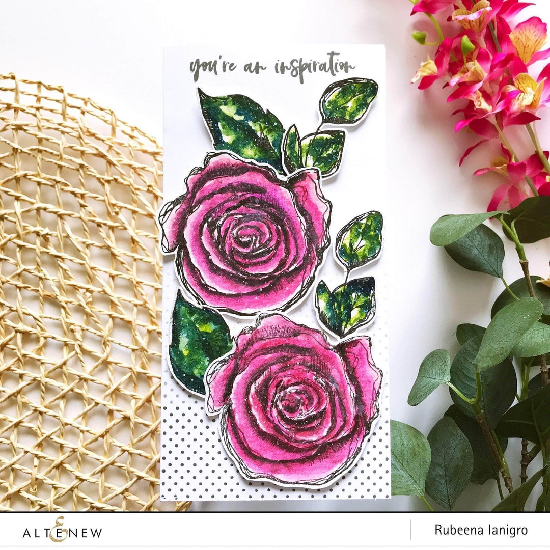 Altenew Stamp & Die Bundle Inked Rose Stamp & Die Bundle
