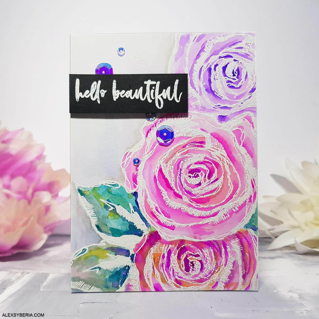 Altenew Stamp & Die Bundle Inked Rose Stamp & Die Bundle