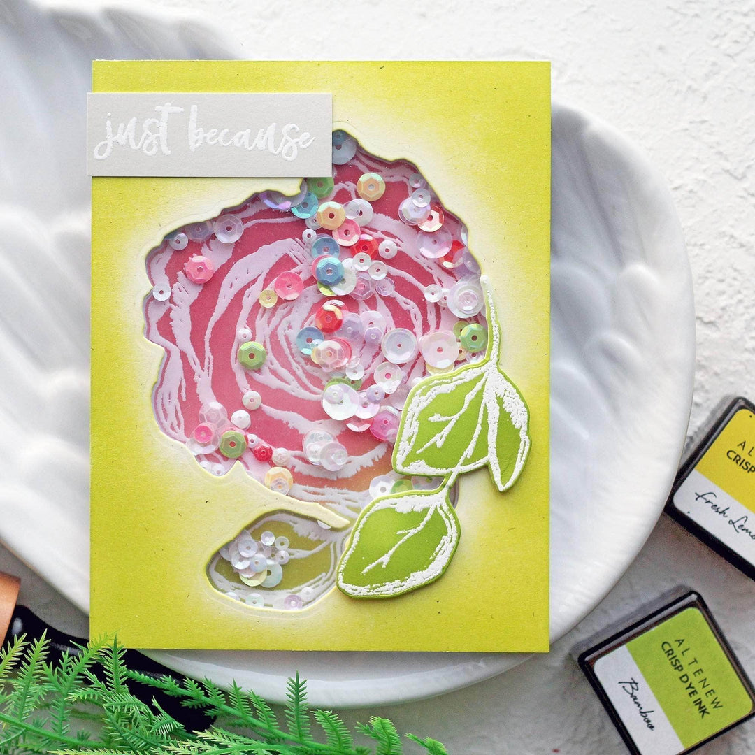 Altenew Stamp & Die Bundle Inked Rose Stamp & Die Bundle