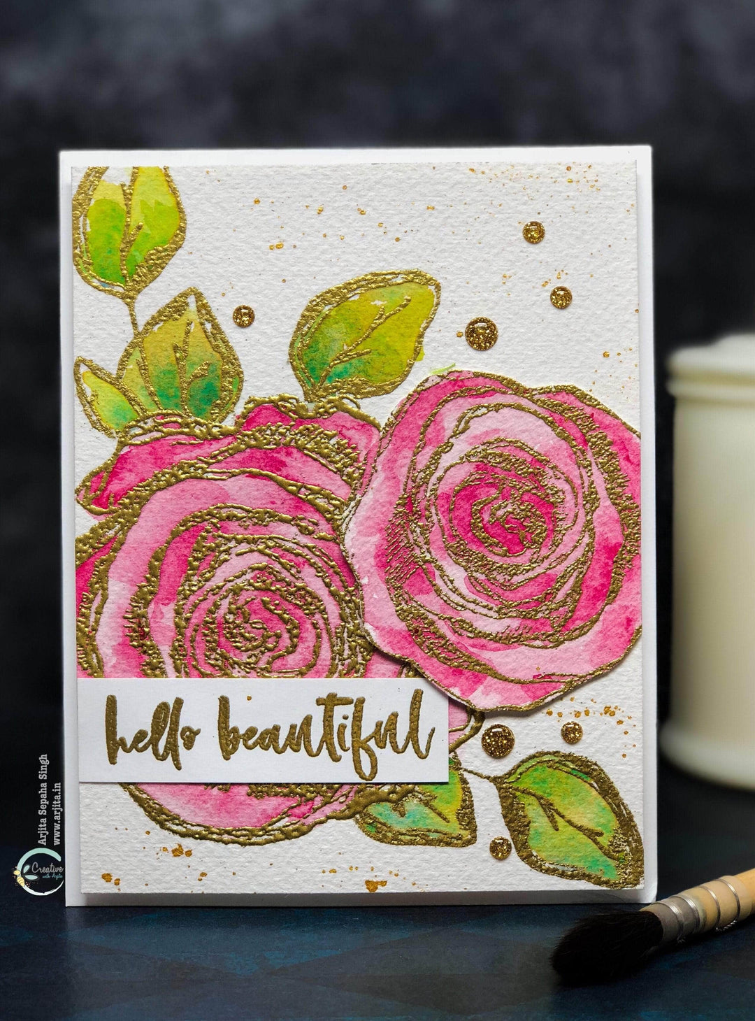 Altenew Stamp & Die Bundle Inked Rose Stamp & Die Bundle