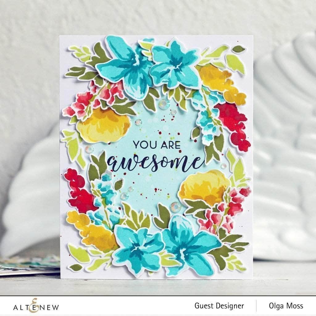 Altenew Stamp & Die Bundle Life Is Awesome Stamp & Die Bundle