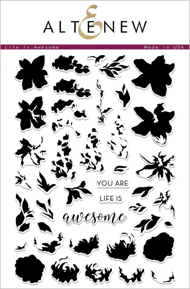 Altenew Stamp & Die Bundle Life Is Awesome Stamp & Die Bundle