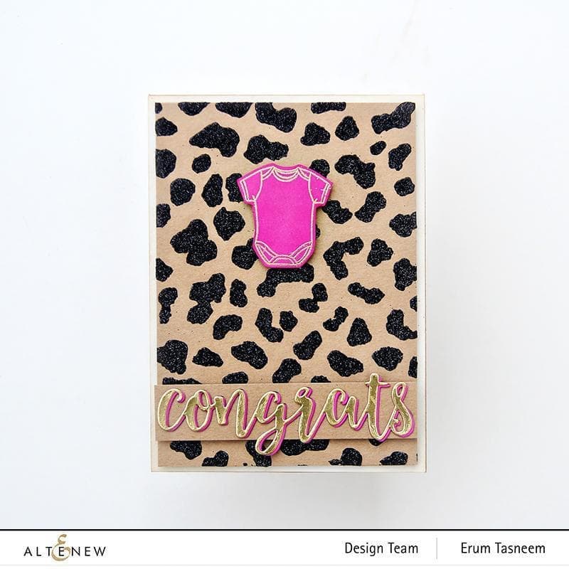 Altenew Little One Stamp and Die Bundle with adorable baby-themed stamps and matching dies for crafting and card-making.