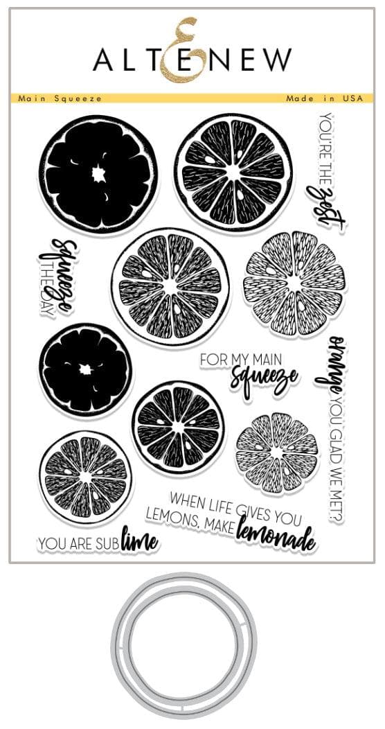 Altenew Stamp & Die Bundle Main Squeeze Stamp & Die Bundle