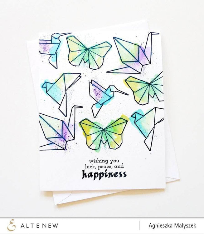 Altenew Stamp & Die Bundle Z - Ori Kami Stamp & Die Bundle