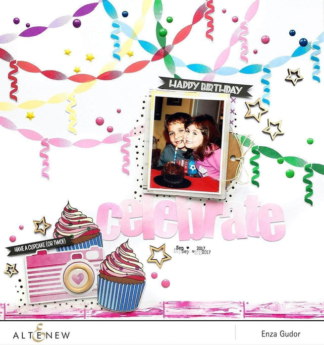 Altenew Stamp & Die Bundle Z - Party Time! Stamp & Die Bundle
