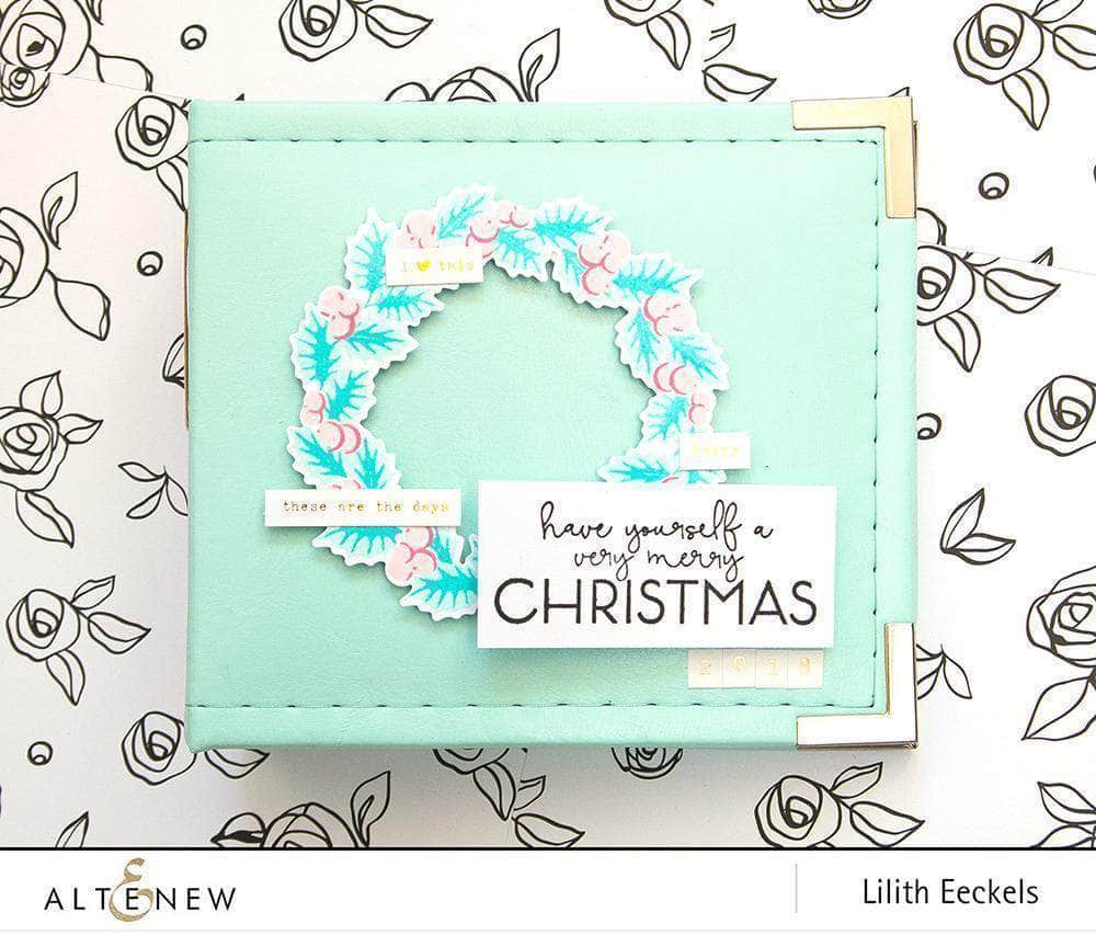 Altenew Stamp & Die Bundle Peaceful Wreath Stamp & Die Bundle