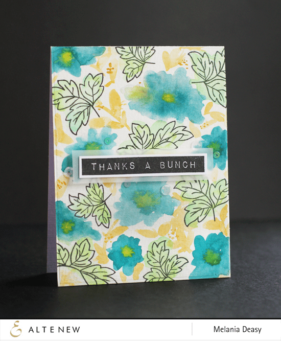 Altenew Stamp & Die Bundle Peony Scrolls Stamp & Die Bundle