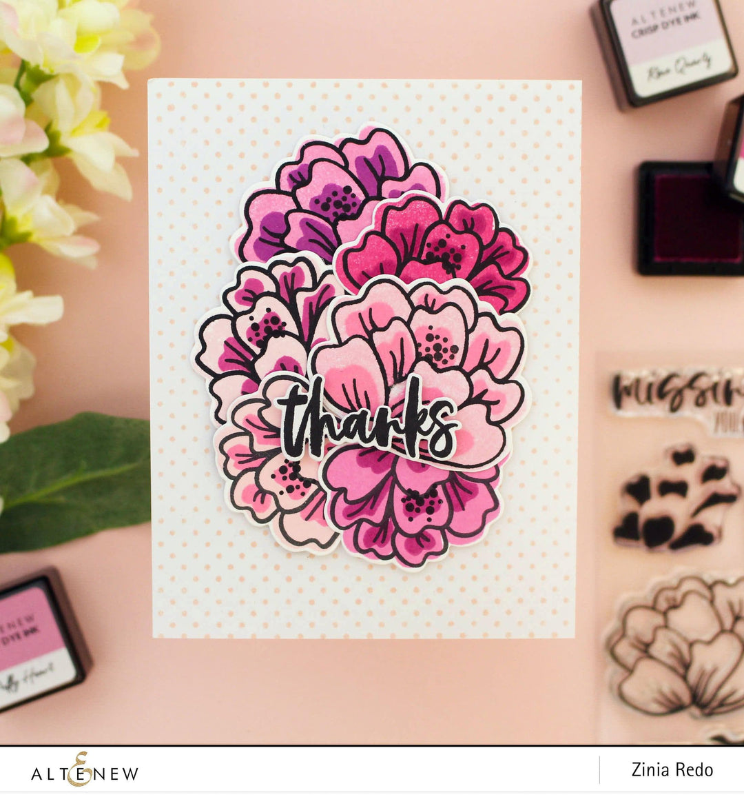 Altenew Stamp & Die Bundle Playful Blooms Stamp & Die Bundle
