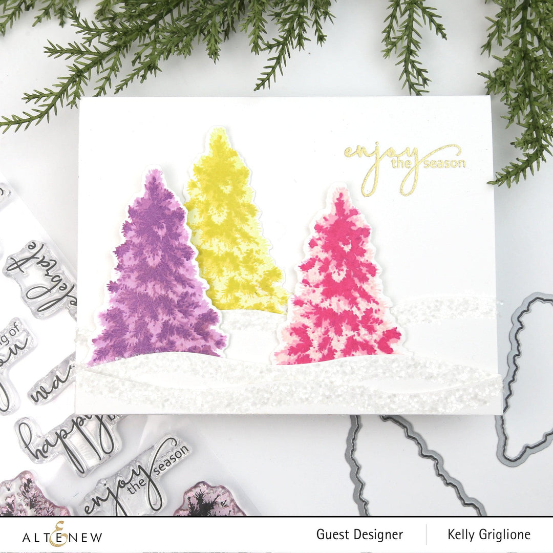 Altenew Stamp & Die Bundle Plentiful Pine Stamp & Die Bundle