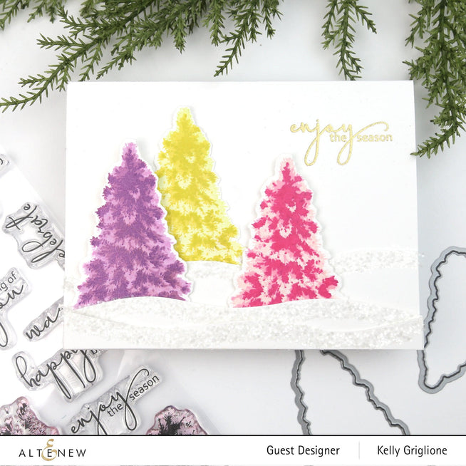 Altenew Stamp & Die Bundle Plentiful Pine Stamp & Die Bundle