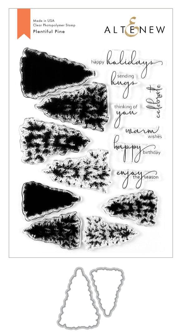 Altenew Stamp & Die Bundle Plentiful Pine Stamp & Die Bundle