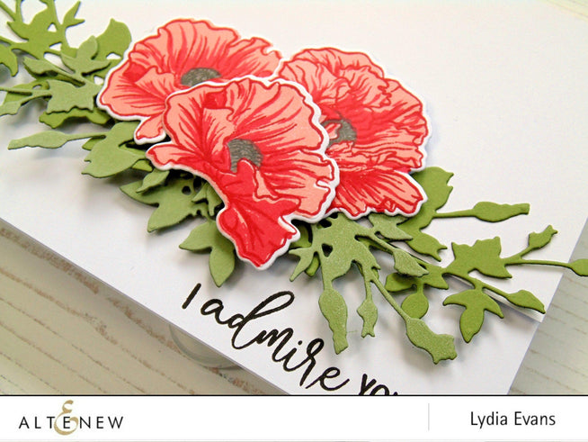 Altenew Stamp & Die Bundle Poppy Fields Stamp & Die Bundle