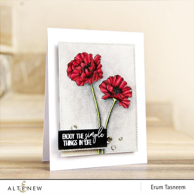 Altenew Stamp & Die Bundle Poppy Fields Stamp & Die Bundle