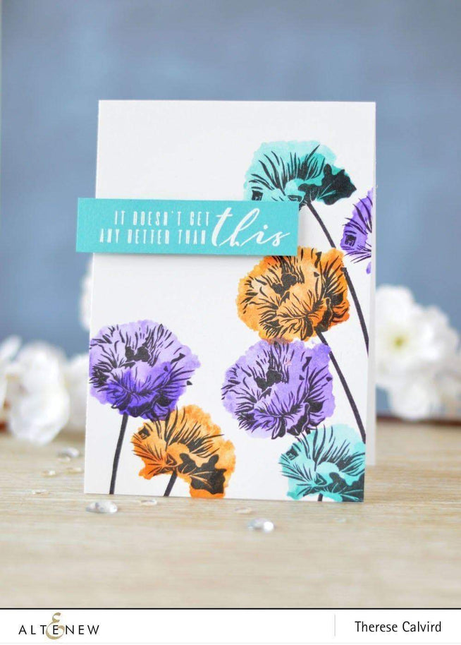 Altenew Stamp & Die Bundle Poppy Fields Stamp & Die Bundle
