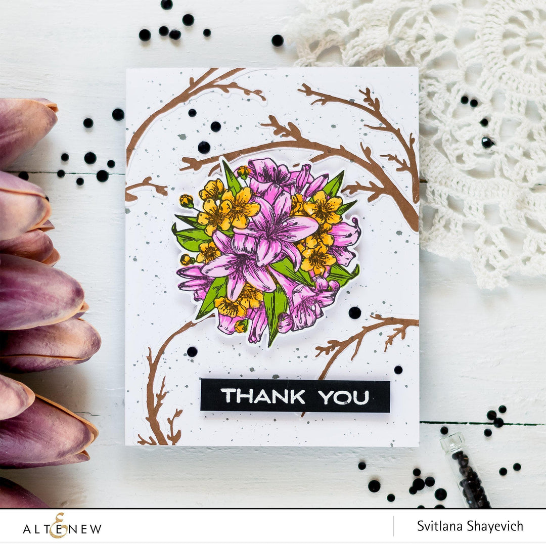 Altenew Stamp & Die Bundle Prettiest Pomander Stamp & Die Bundle