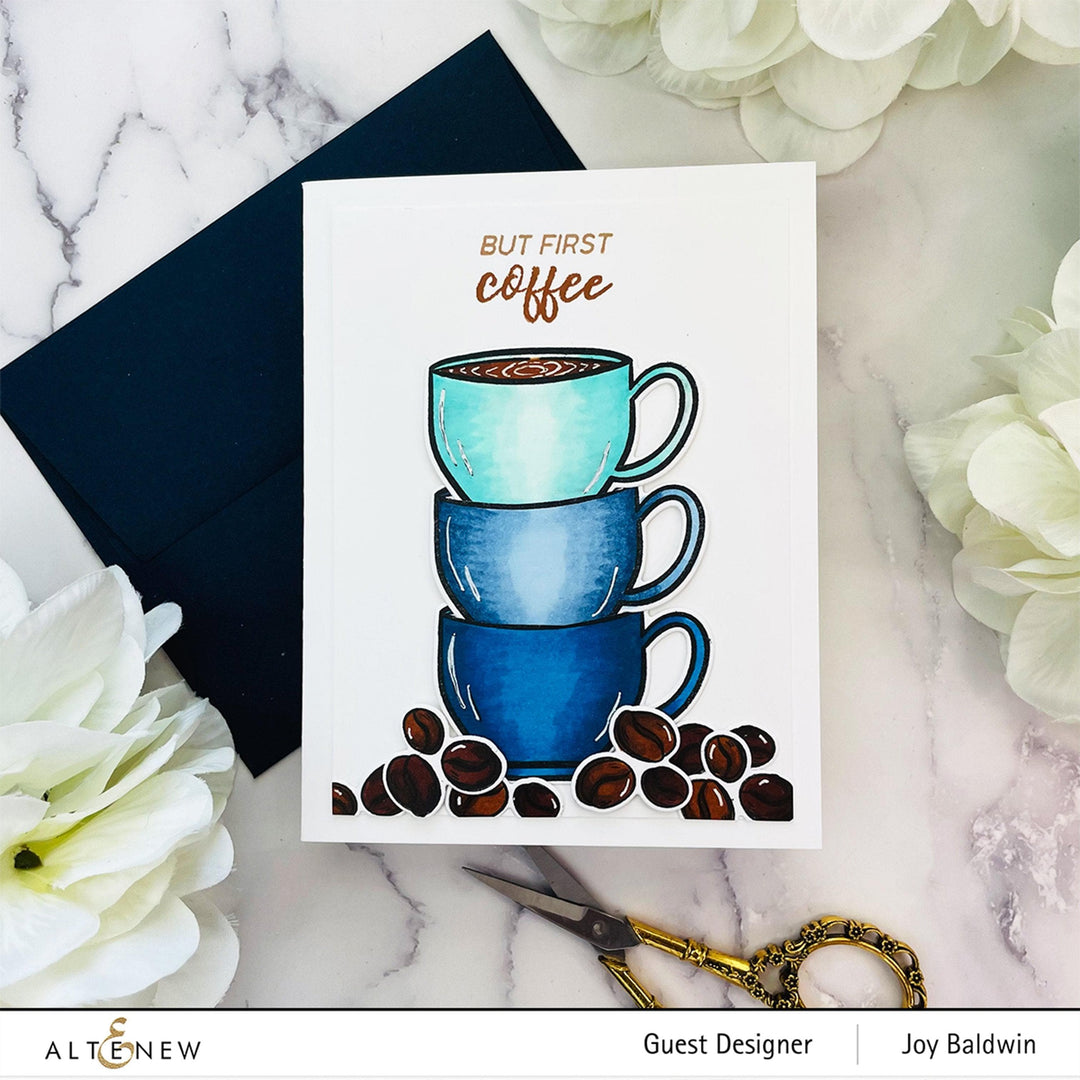 Altenew Rustic Charm Mini Stamp & Die Bundle featuring floral and nature-themed designs for crafting projects.