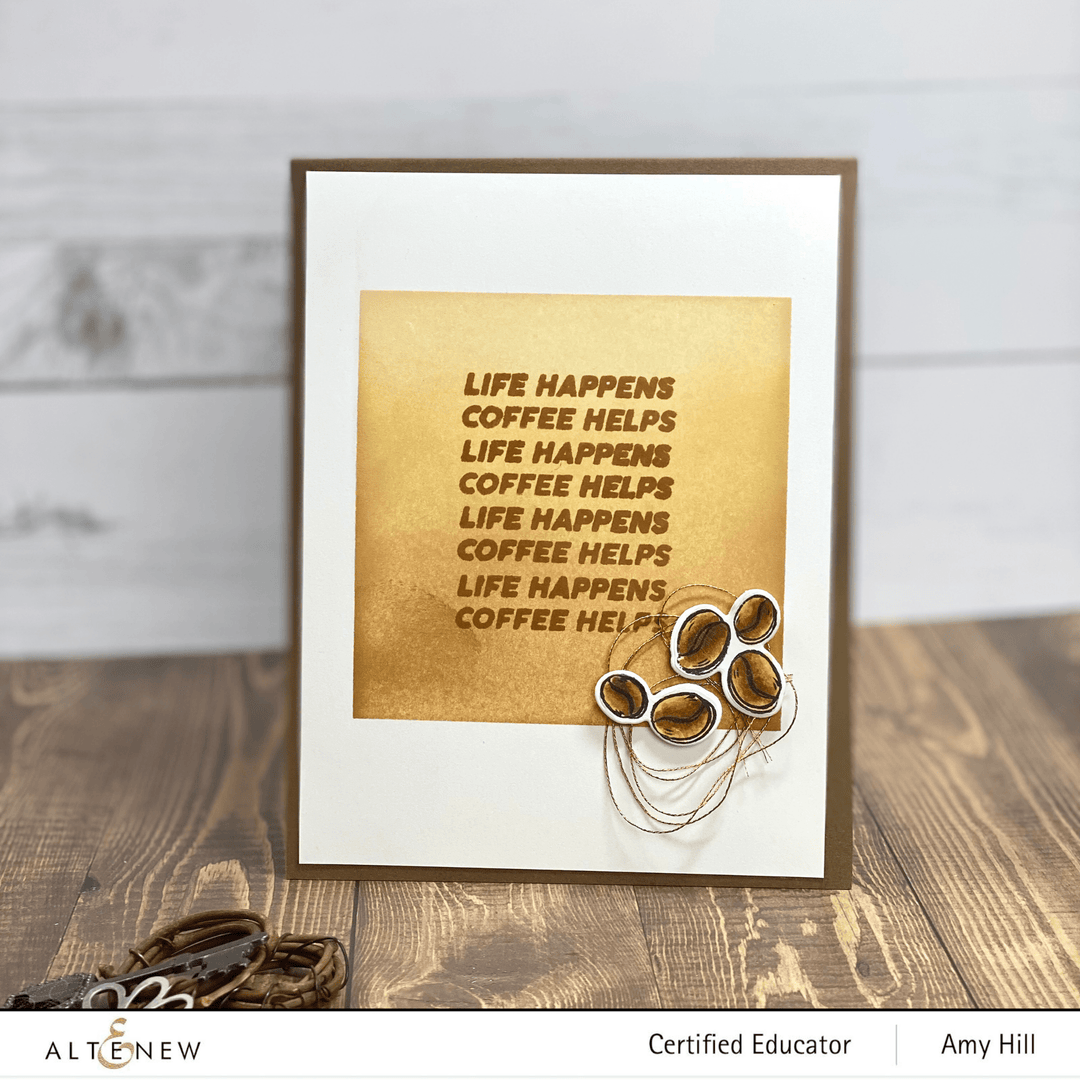 Altenew Rustic Charm Mini Stamp and Die Bundle featuring floral and nature-inspired designs for card making and crafts.