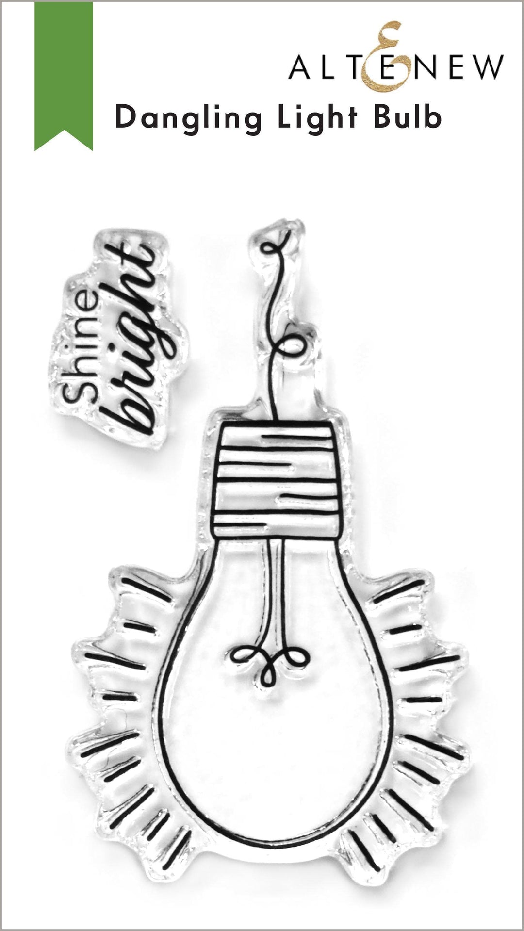 Altenew Sparkle & Shine Mini Stamp & Die Bundle with floral and sparkle designs for card making and crafting projects.