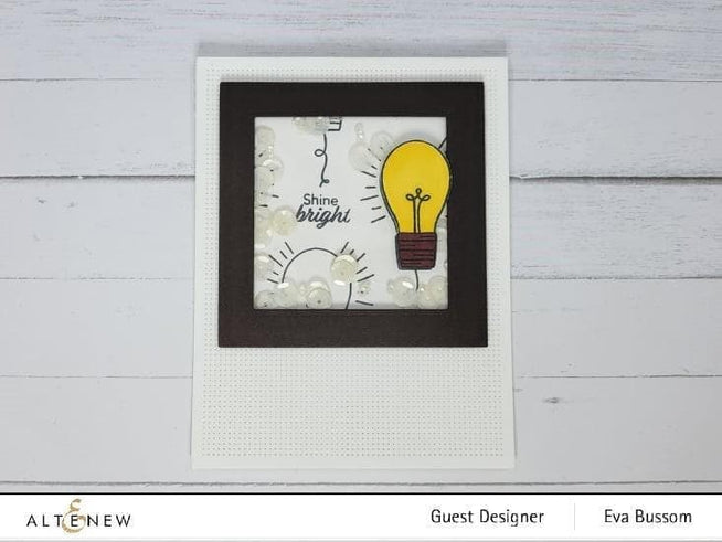 Altenew Sparkle & Shine Mini Stamp and Die Bundle for card making, featuring intricate designs and coordinating dies.
