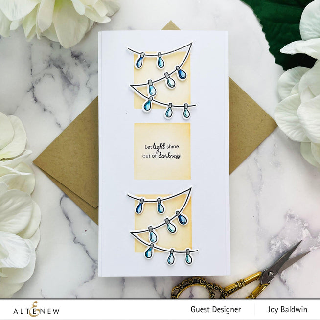 Altenew Sparkle & Shine Mini Stamp & Die Bundle featuring floral designs and coordinating cutting dies for crafting projects.