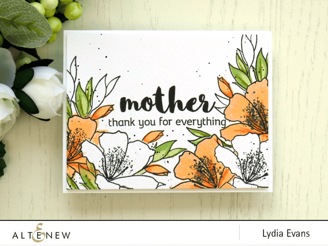 Altenew Stamp & Die Bundle Springtime Azalea Stamp & Die Bundle