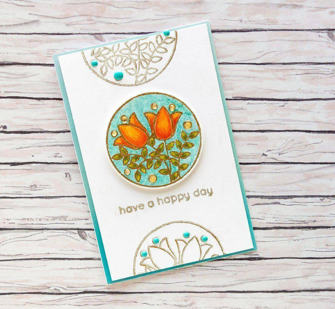Altenew Stamp & Die Bundle Stained Glass Window Stamp & Die Bundle