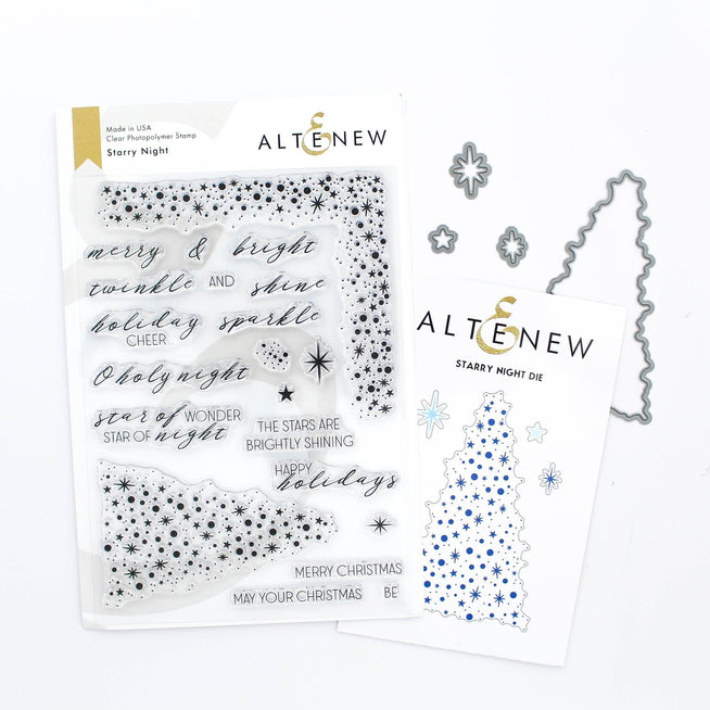 Altenew Stamp & Die Bundle Starry Night Stamp & Die Bundle
