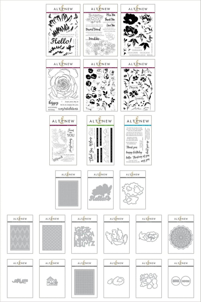Altenew Stamp & Die Bundle Z - Stitched With Hope Stamp & Die Bundle