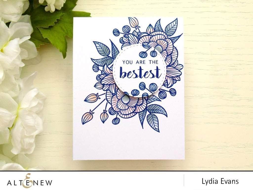 Altenew Stamp & Die Bundle Striped Florals Stamp & Die Bundle